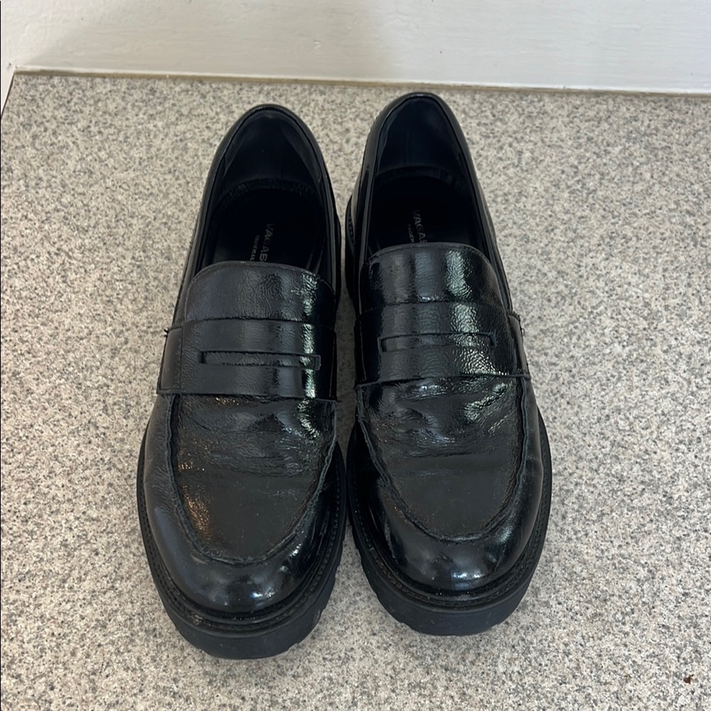 Vagabond Kenova Patent Leather Chunky Loafer - Picture 2 of 9